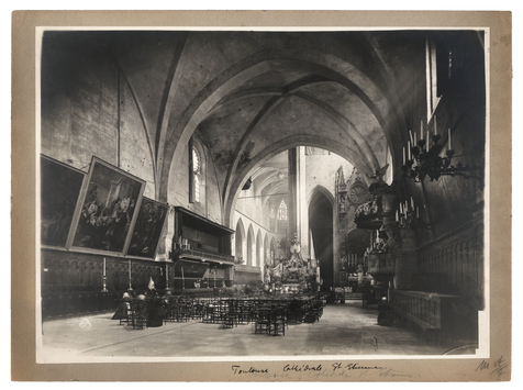 Vorschaubild Toulouse: Kathedrale St. Etienne, Inneres nach Osten. Foto von Séraphin-Médéric Mieusement